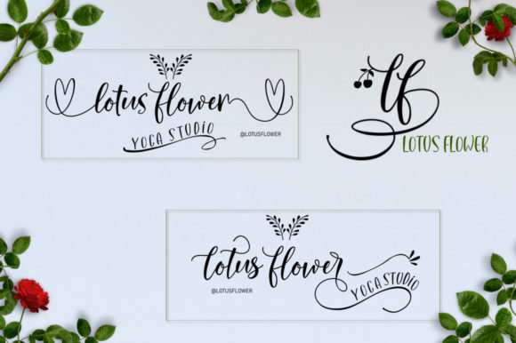 Lovely Buttering Font PNG with transparent background - Preview 3