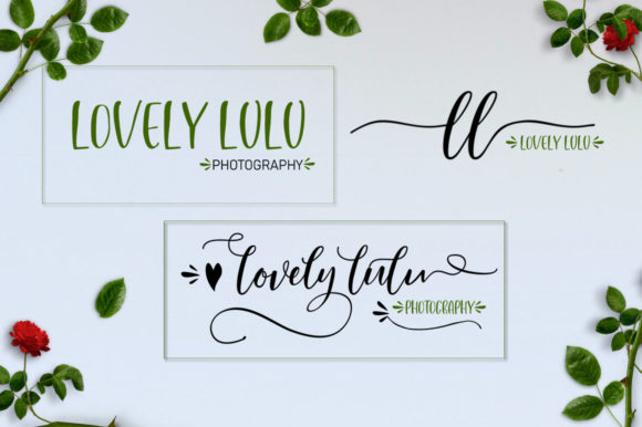 Lovely Buttering Font PNG with transparent background - Preview 4