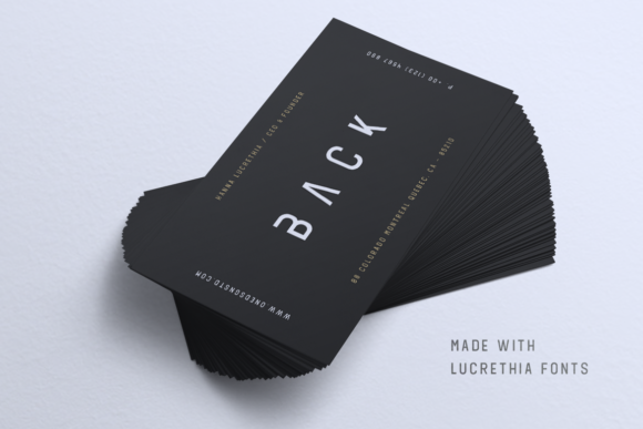 Lucrethia Font PNG with transparent background - Preview 1