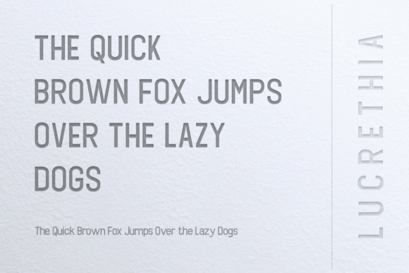 Lucrethia Font PNG with transparent background - Preview 6