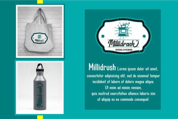 Milleniale Duo Font PNG with transparent background - Preview 2