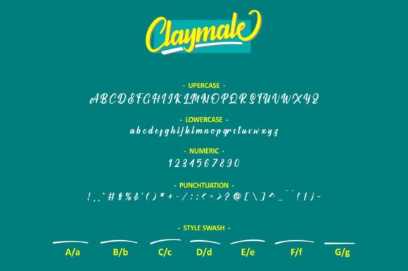 Milleniale Duo Font PNG with transparent background - Preview 3