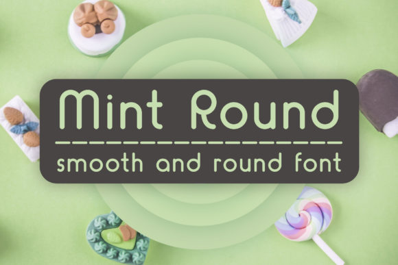 Mint Round Font by Dasagani · Creative Fabrica font preview