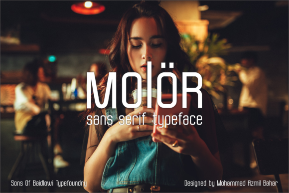 Molor Font PNG with transparent background - Preview 1
