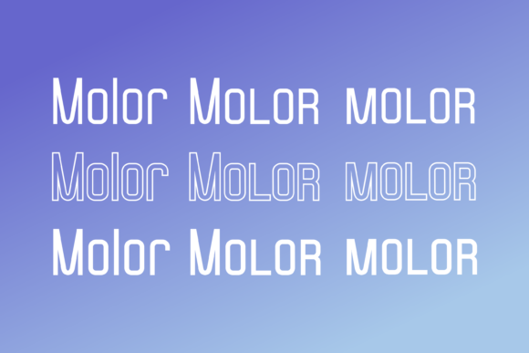 Molor Font PNG with transparent background - Preview 2