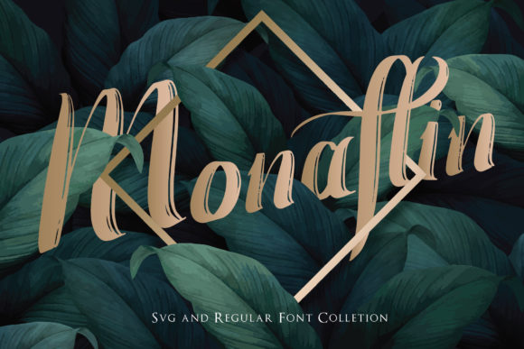 Monaflin Font PNG with transparent background - Preview 2