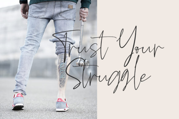 Oaklinn Script Font PNG with transparent background - Preview 1