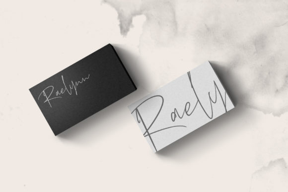 Oaklinn Script Font PNG with transparent background - Preview 2