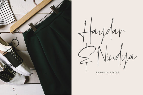 Oaklinn Script Font PNG with transparent background - Preview 6