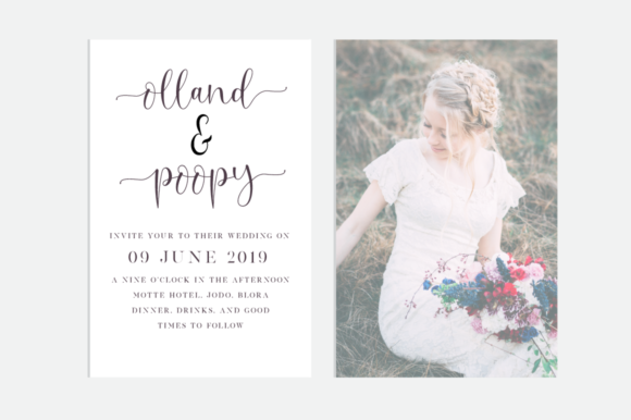 Oh Beloved Font PNG with transparent background - Preview 3