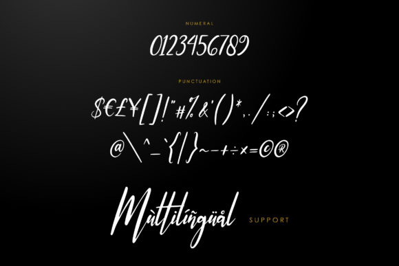 Ottmar Font PNG with transparent background - Preview 5