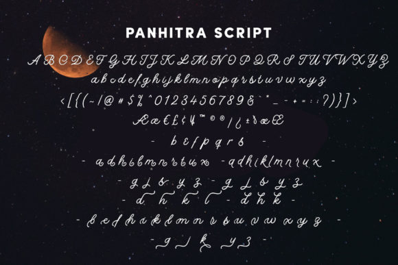 Panhitra Family Font PNG with transparent background - Preview 5