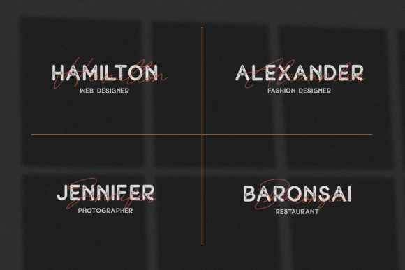 Peron Font PNG with transparent background - Preview 3