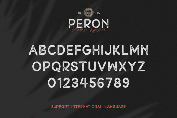 Peron Font PNG with transparent background - Preview 5