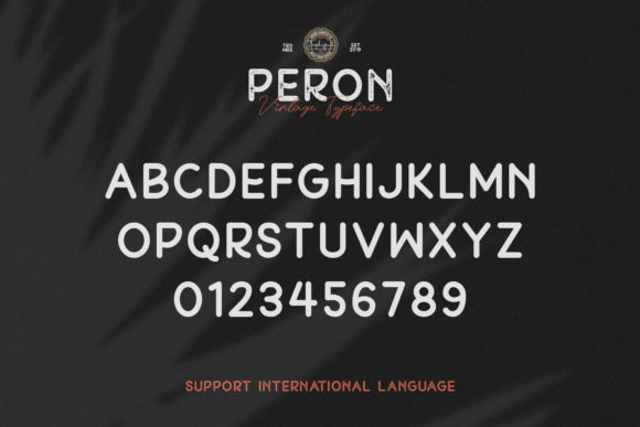 Peron Font PNG with transparent background - Preview 6