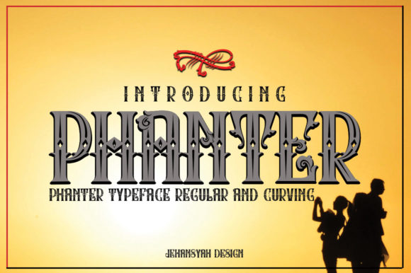 Phanter Font PNG with transparent background - Preview 2