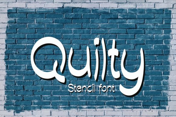 Quilty Font by Digital Typeface Studio · Creative Fabrica font preview