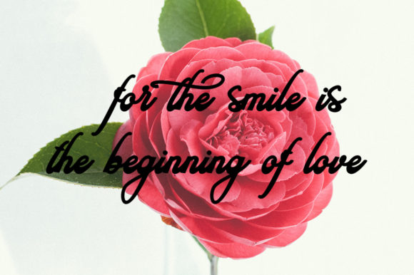 Rosalina Font PNG with transparent background - Preview 5