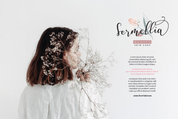 Sermellia Font PNG with transparent background - Preview 1