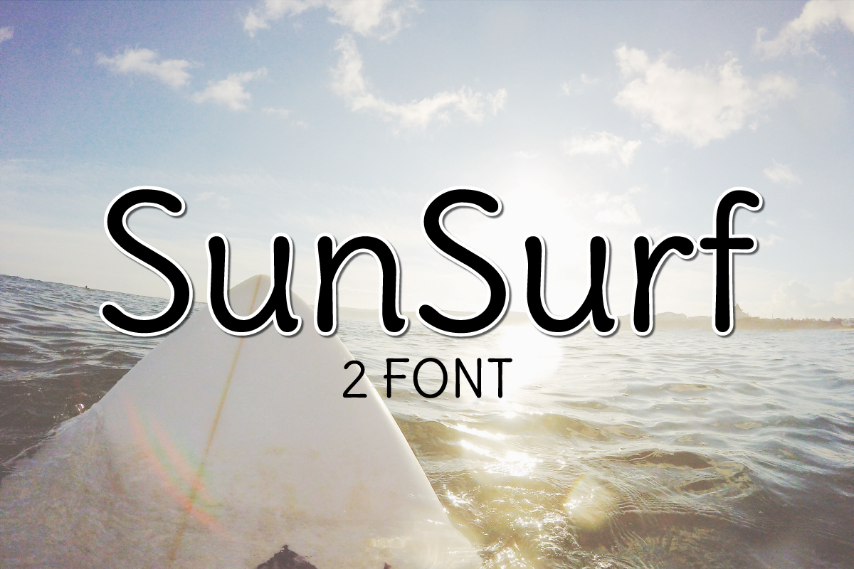 Sun Surf preview: light sans serif for summer projects