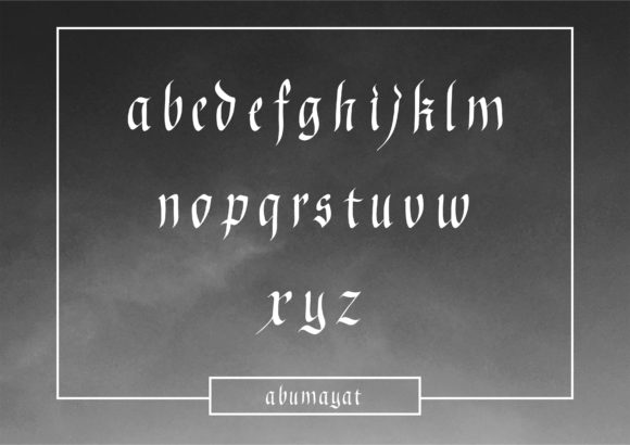 Abumayat Font - Preview 2
