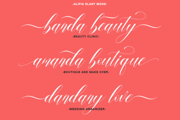 Alifia Font - Preview 1