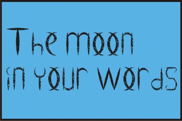 Ancient Moon Font - Preview 1