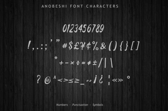 Anobeshi Font - Preview 5