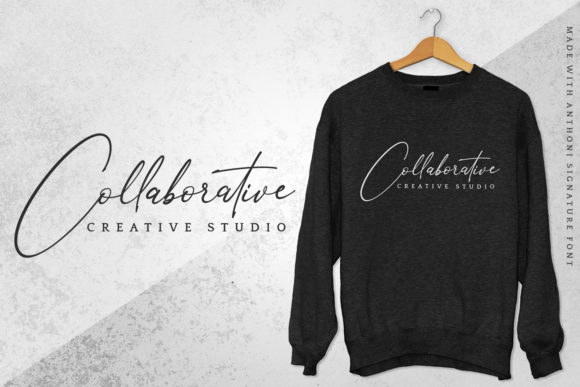 Anthoni Signature Font - Preview 4