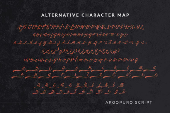 Argopuro Script Font - Preview 6
