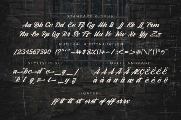 Arlen Script Font PNG with transparent background - Preview 1