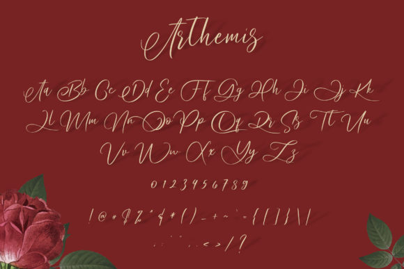 Arthemis Font - Preview 6