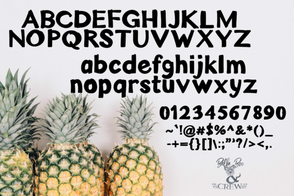 BBC Chunky Punky Luau Font - Preview 1