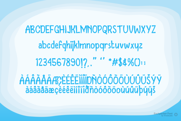 Backpacker Font - Preview 3