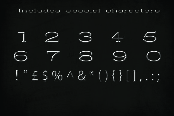 Baldwin Font PNG with transparent background - Preview 1