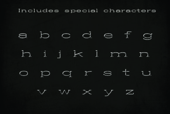 Baldwin Font PNG with transparent background - Preview 4