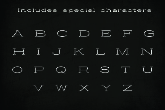 Baldwin Font PNG with transparent background - Preview 5