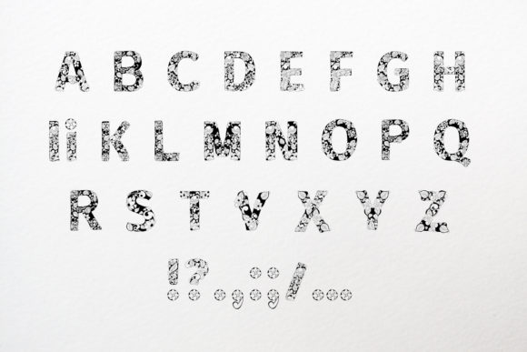 Batik India Black Font - Preview 3