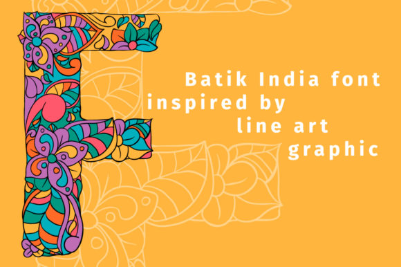 Batik India Font - Preview 1