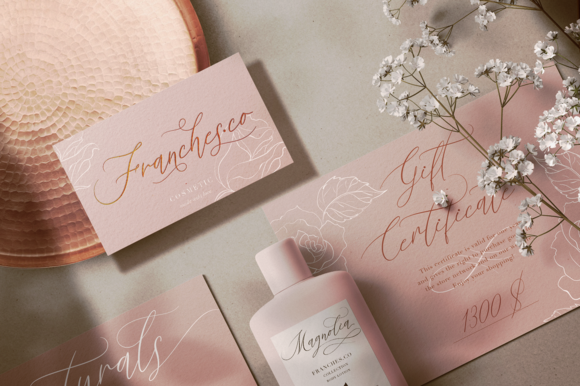 Beauty Flowers Font - Preview 2