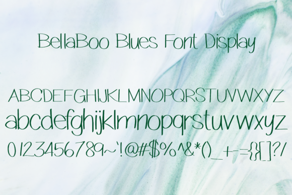 BellaBoo Blues Font - Preview 1