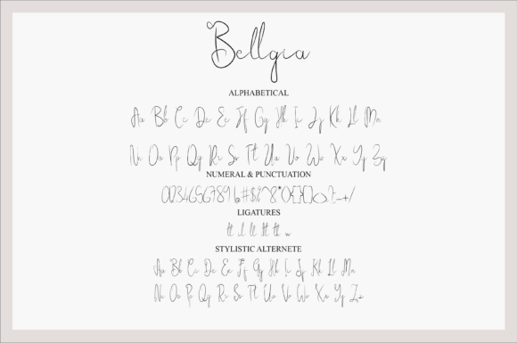 Bellgia Font - Preview 3