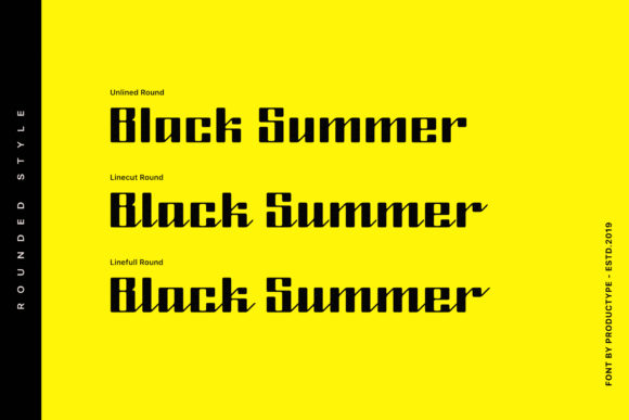 Black Summer Family Font - Preview 2