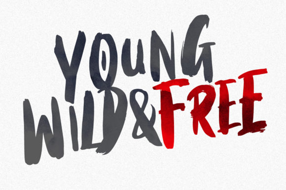 Black Torch Font PNG with transparent background - Preview 1
