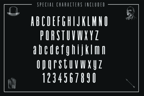 Black Velvet Whiskey Font - Preview 2