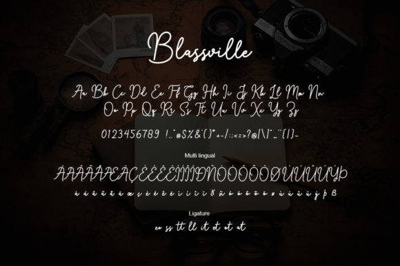 Blassville Font - Preview 5