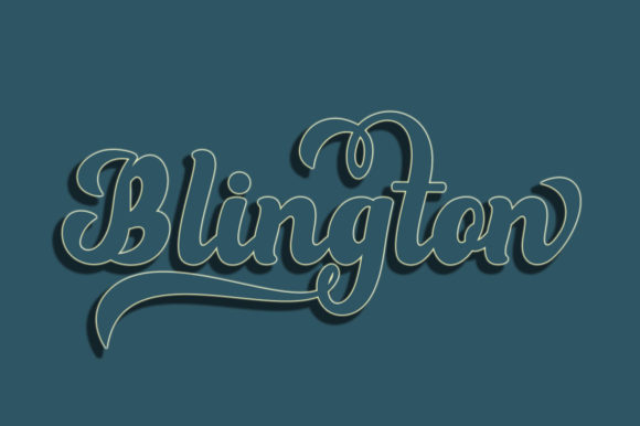 Blington Font - Preview 6