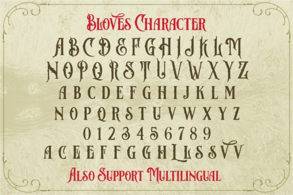 Bloves Font - Preview 6