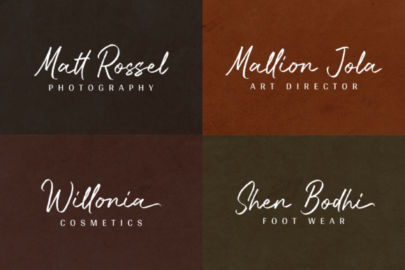 Bluehill Font - Preview 4