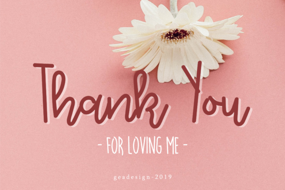 Born to Be Loved Font - Preview 4